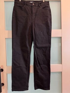 Nine West Classic Black Straight-Leg Jeans